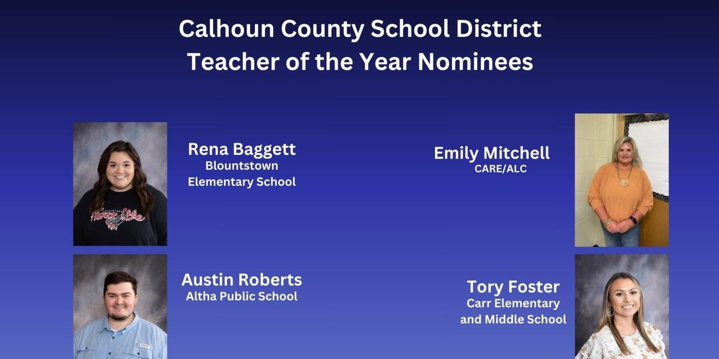 Congratulation Teacher of the Year Nominees